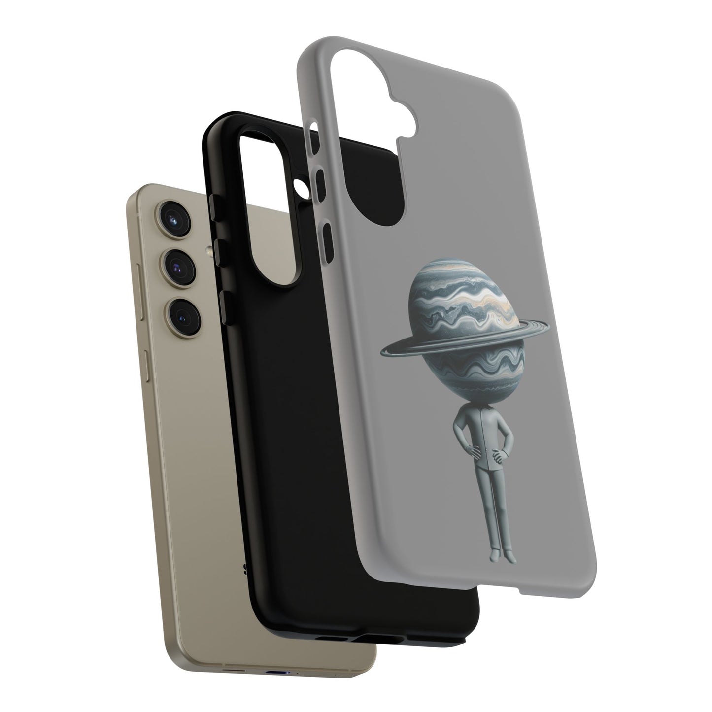 A Man Carrying the World on His Head – Artistic Phone Case