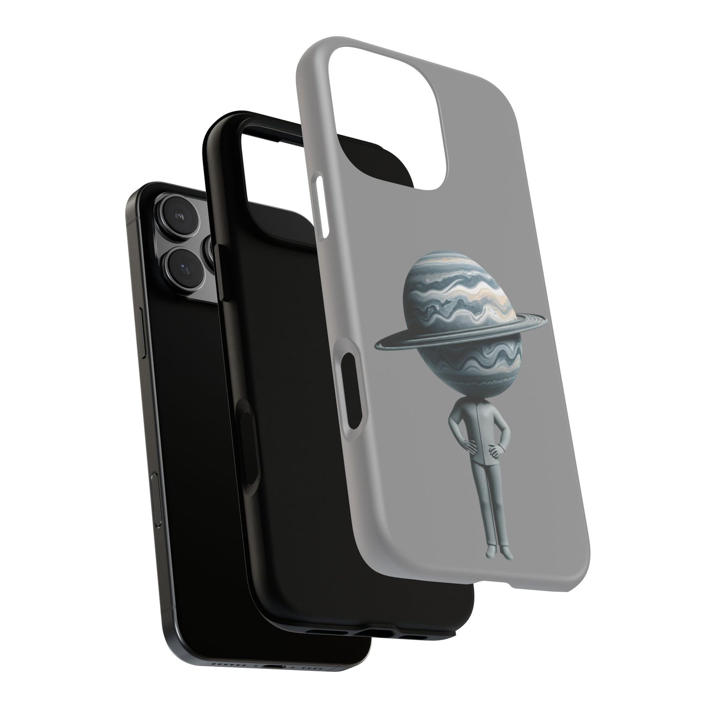 A Man Carrying the World on His Head – Artistic Phone Case