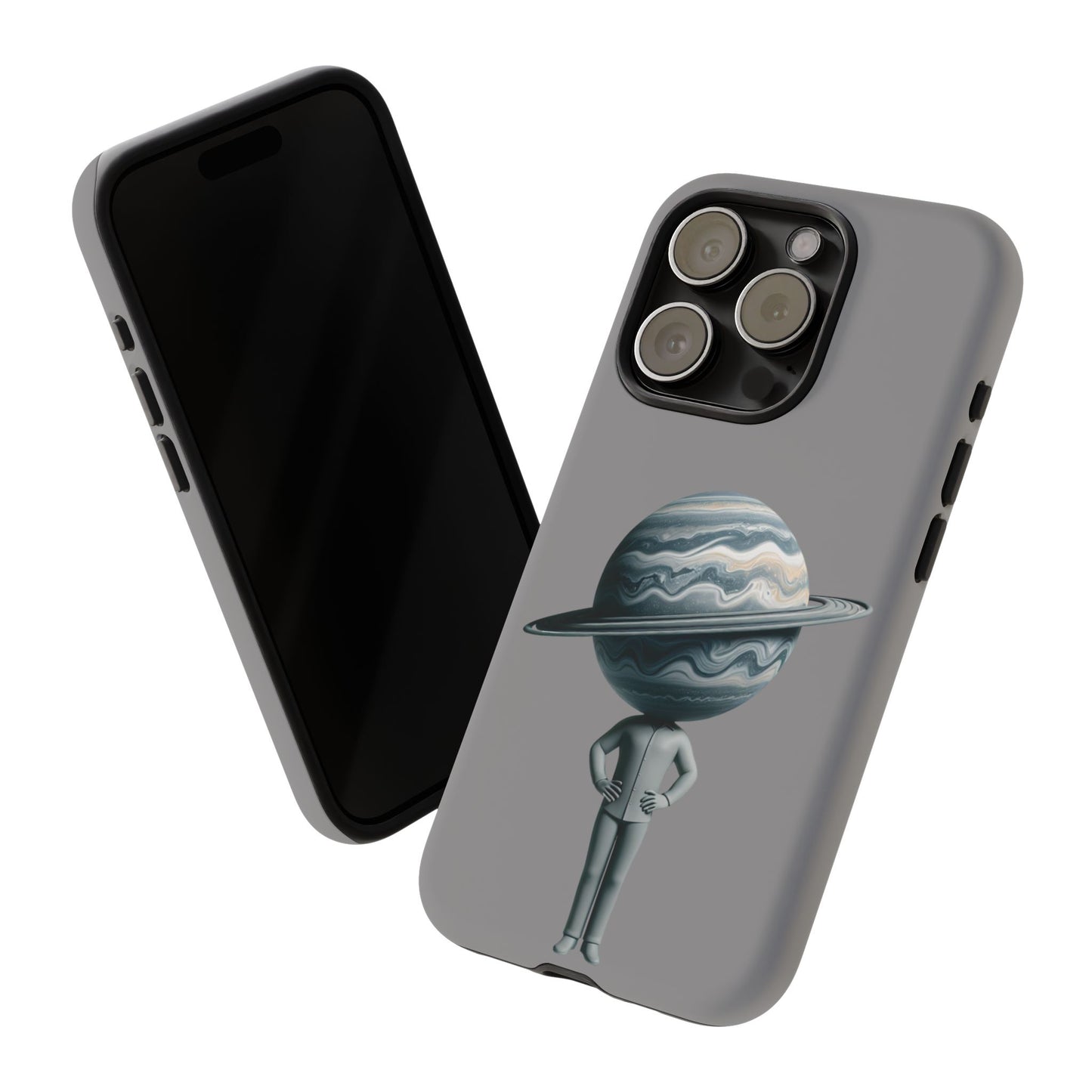 A Man Carrying the World on His Head – Artistic Phone Case