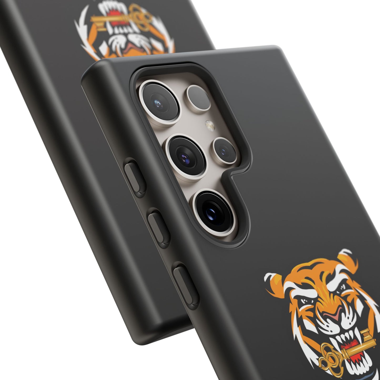 Creative Durable Hard Case for Smartphones - Wild Tiger Design