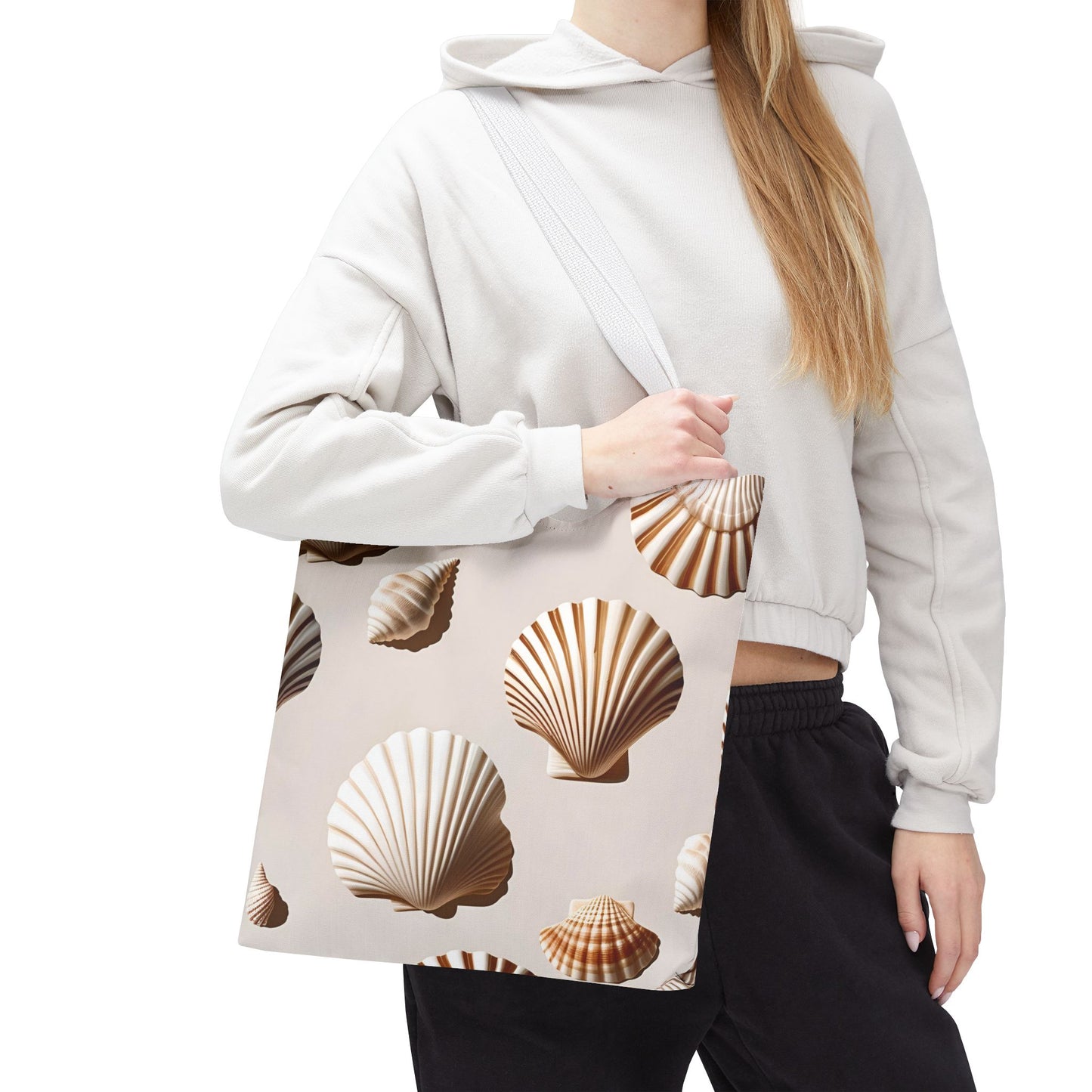 Beach Silence – Minimal Natural Tote Bag
