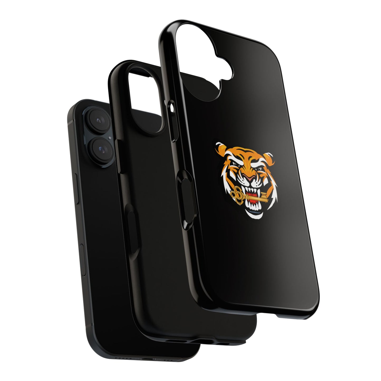 Creative Durable Hard Case for Smartphones - Wild Tiger Design
