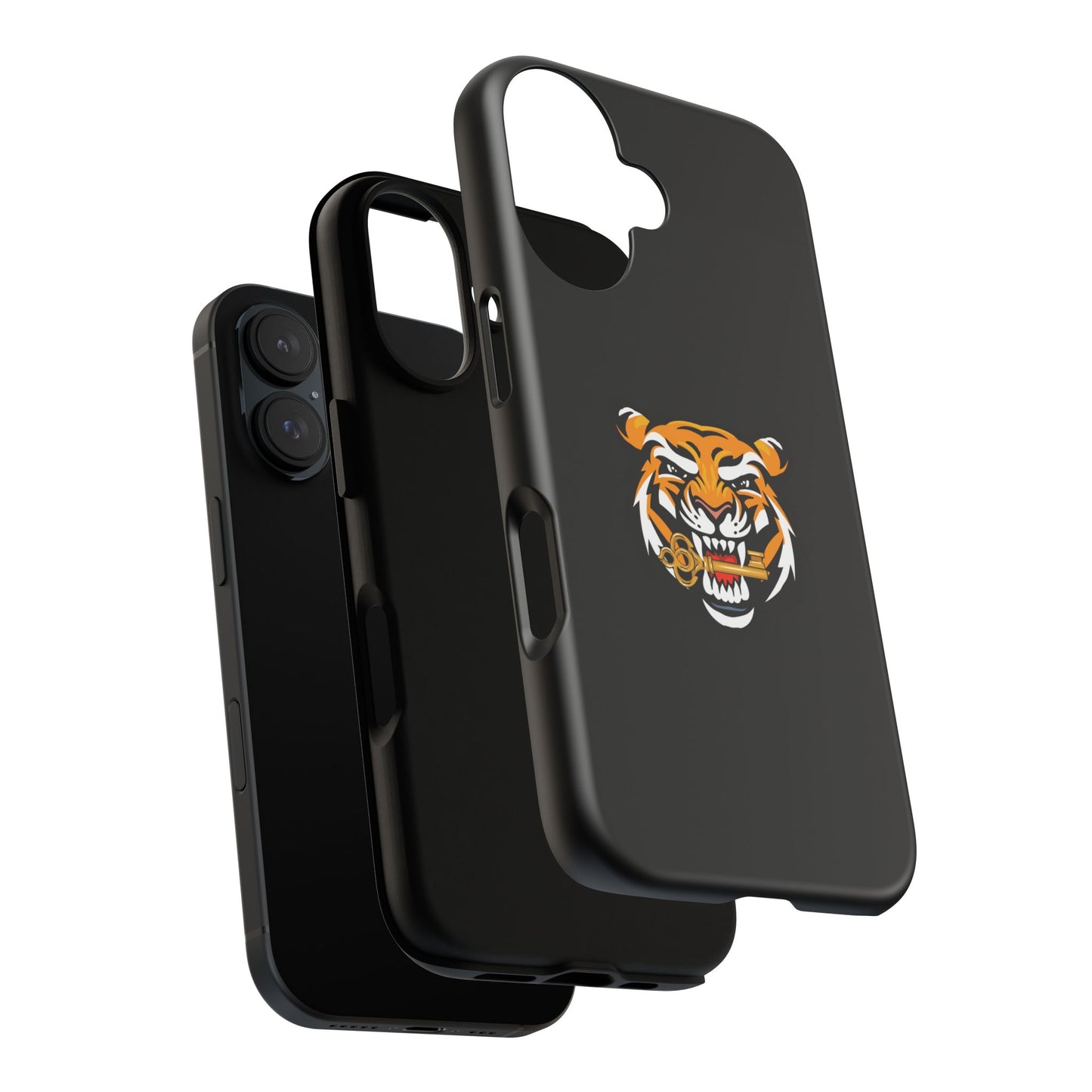 Creative Durable Hard Case for Smartphones - Wild Tiger Design
