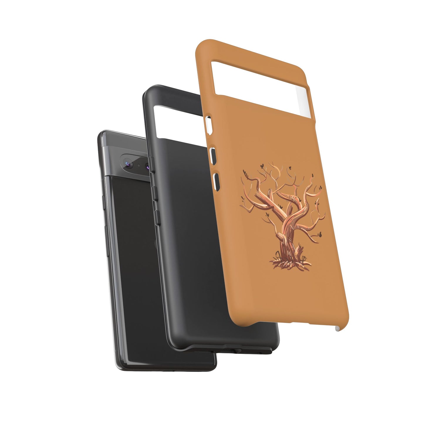 Bozkırda Tek Ağaç – Minimal Telefon Kılıfı