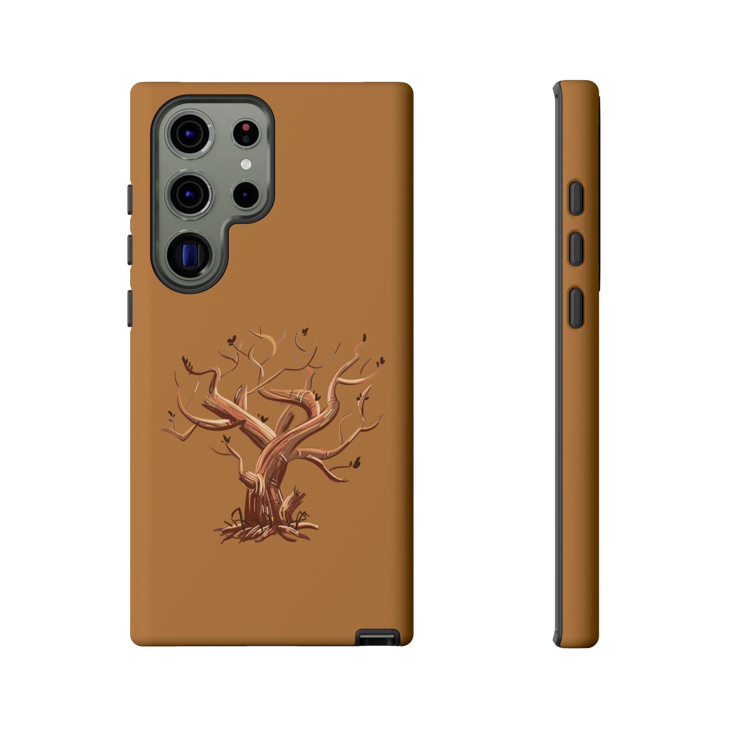 Bozkırda Tek Ağaç – Minimal Telefon Kılıfı