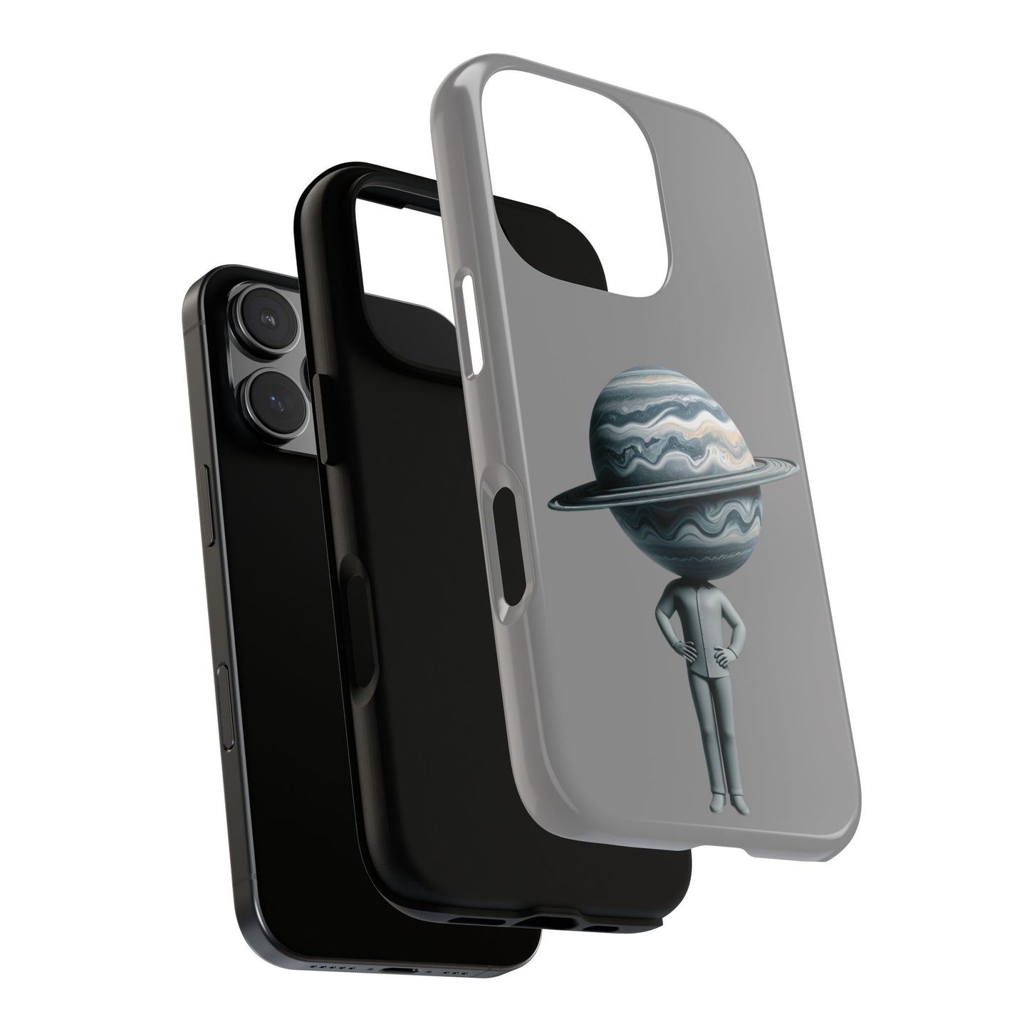 A Man Carrying the World on His Head – Artistic Phone Case