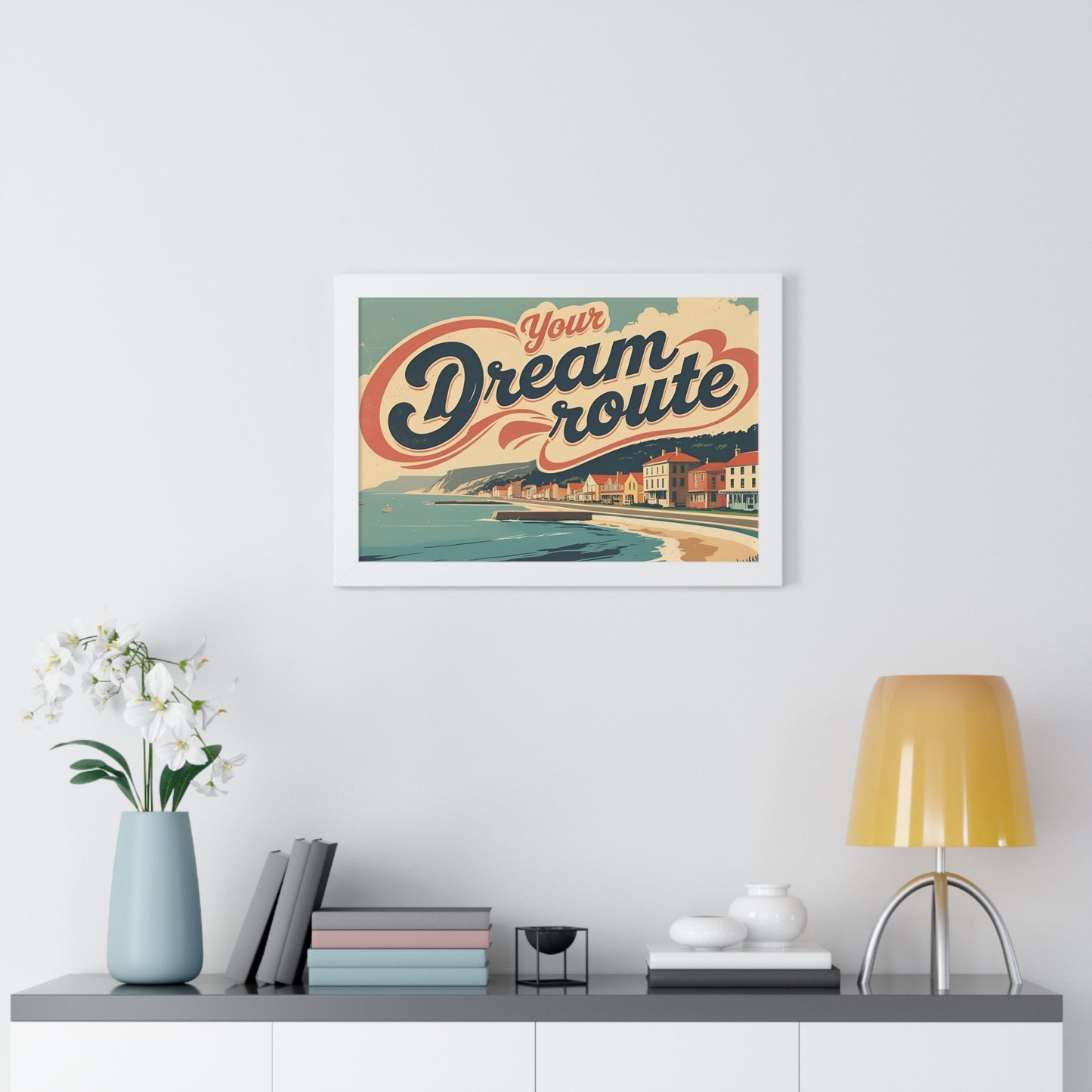 Your Dream Route – İlham Verici ve Modern Yatay Poster