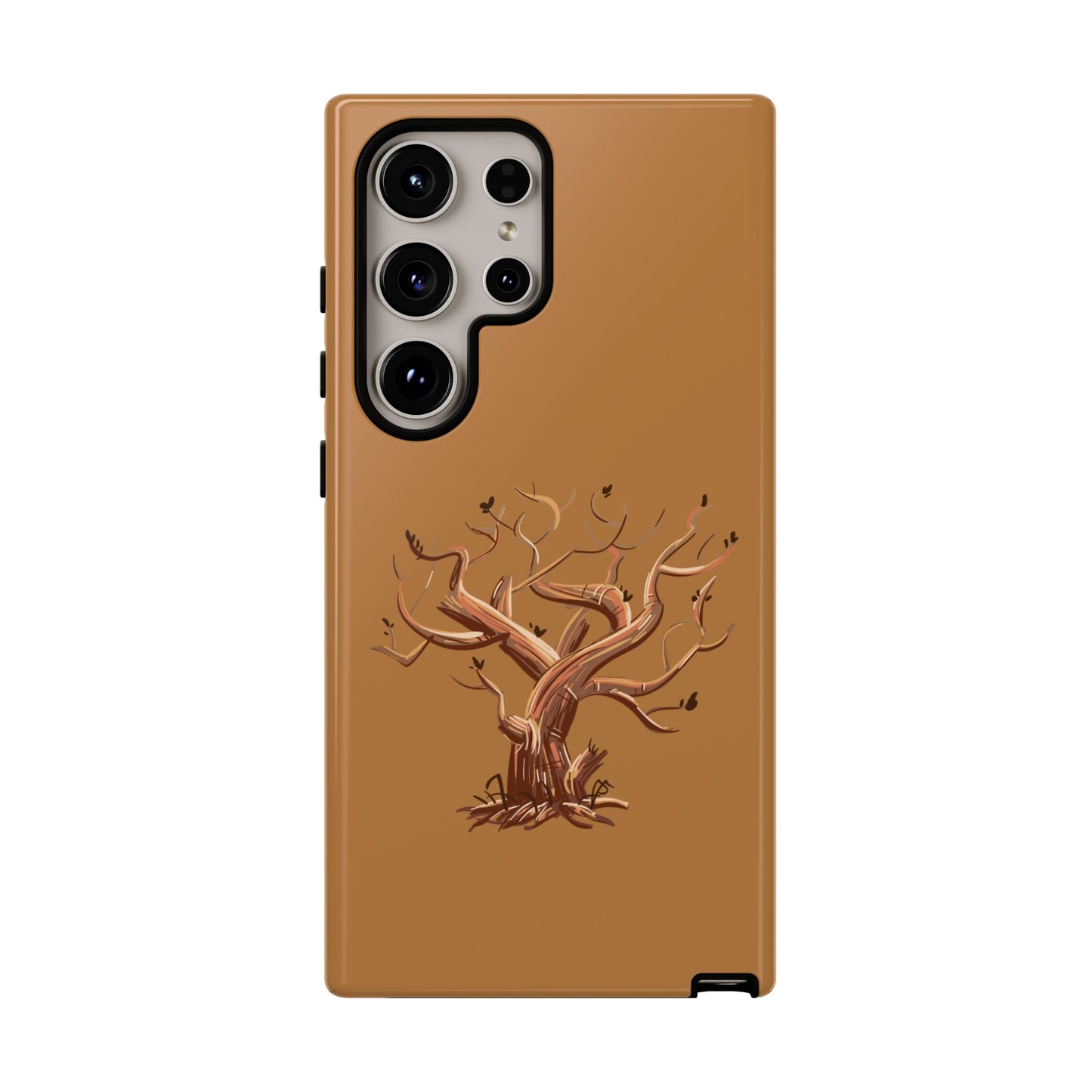 Bozkırda Tek Ağaç – Minimal Telefon Kılıfı