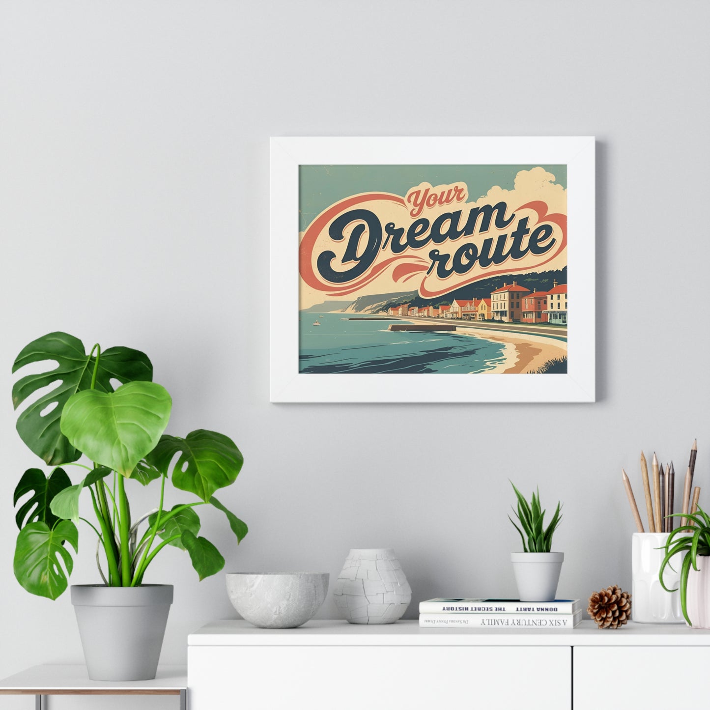 Your Dream Route – İlham Verici ve Modern Yatay Poster