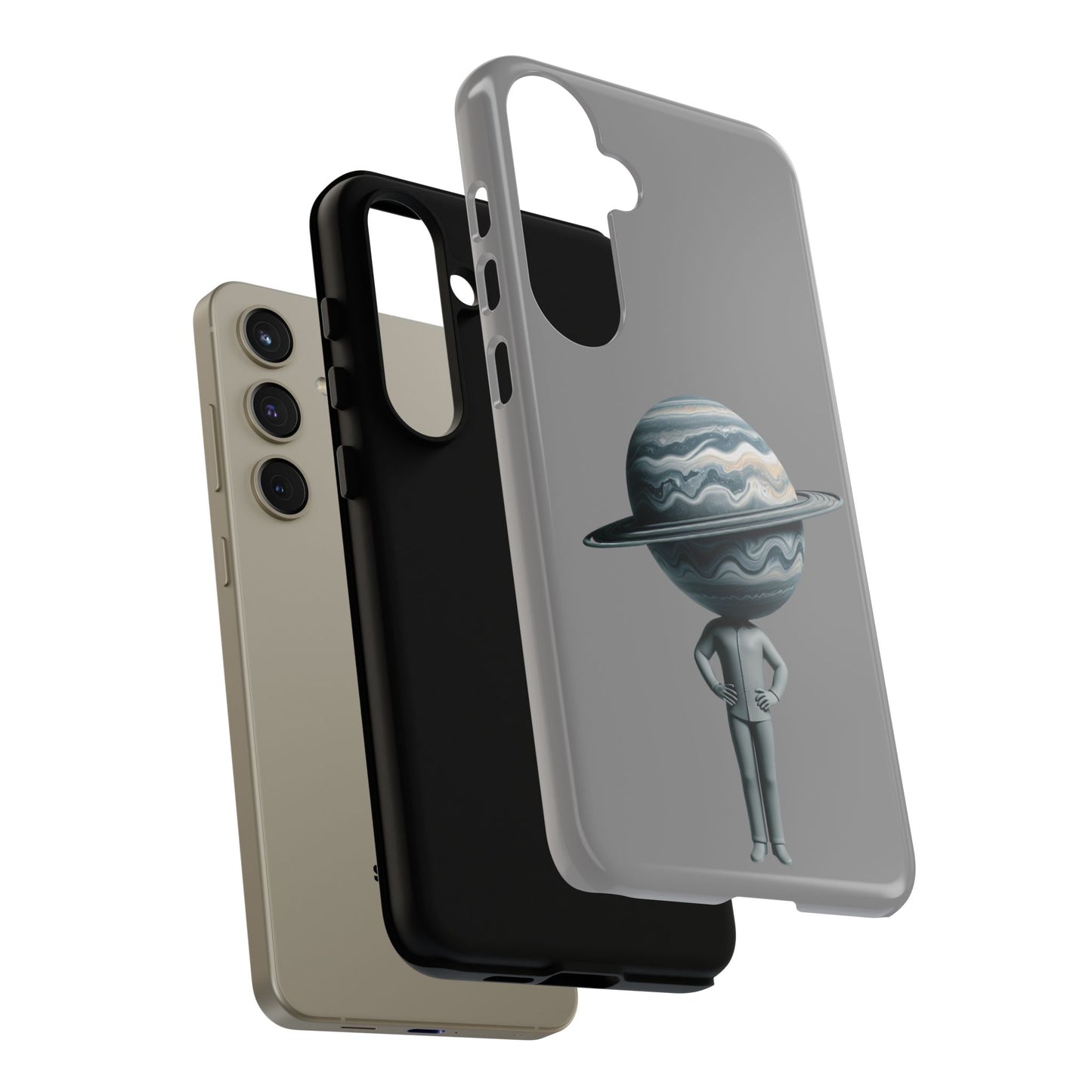 A Man Carrying the World on His Head – Artistic Phone Case