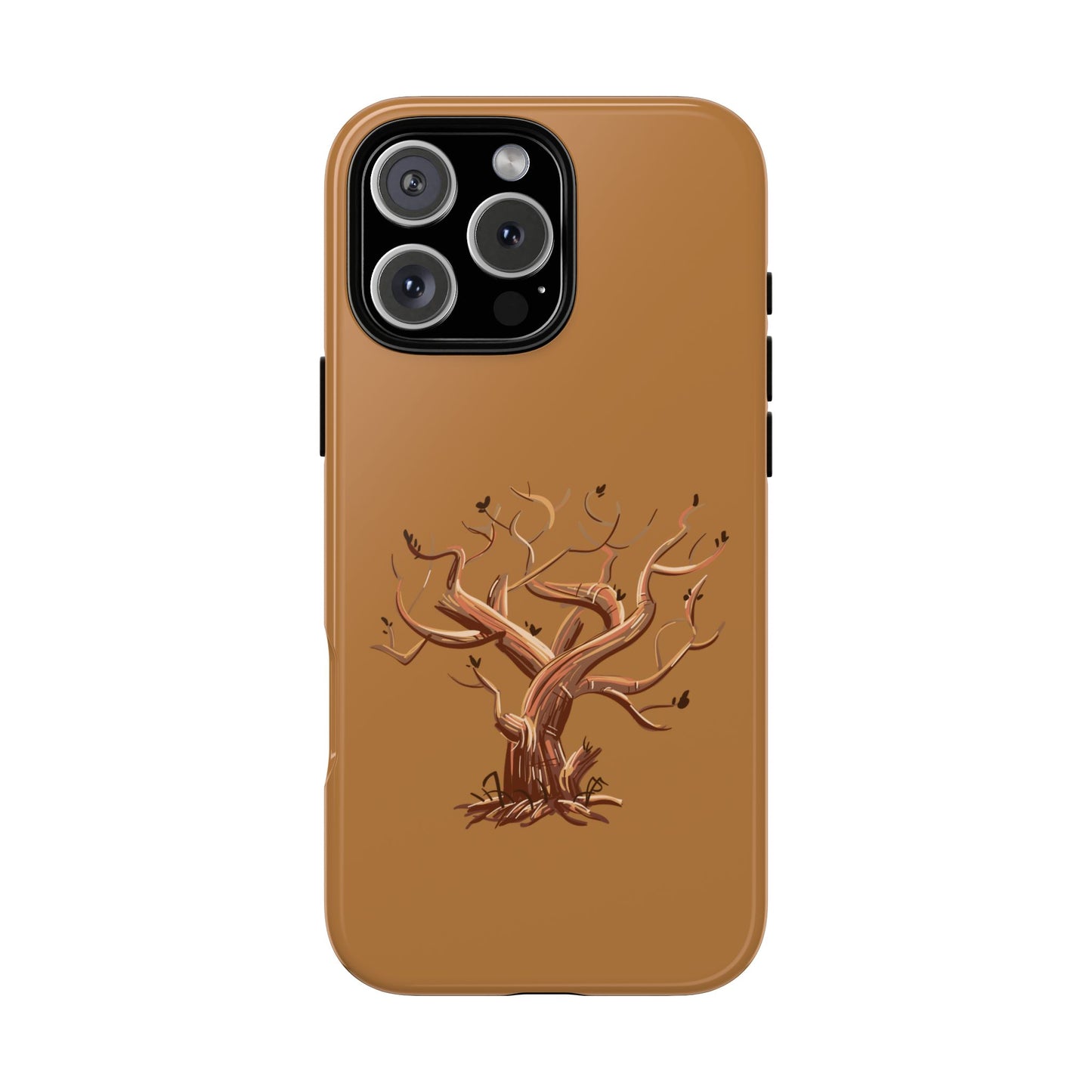 Bozkırda Tek Ağaç – Minimal Telefon Kılıfı