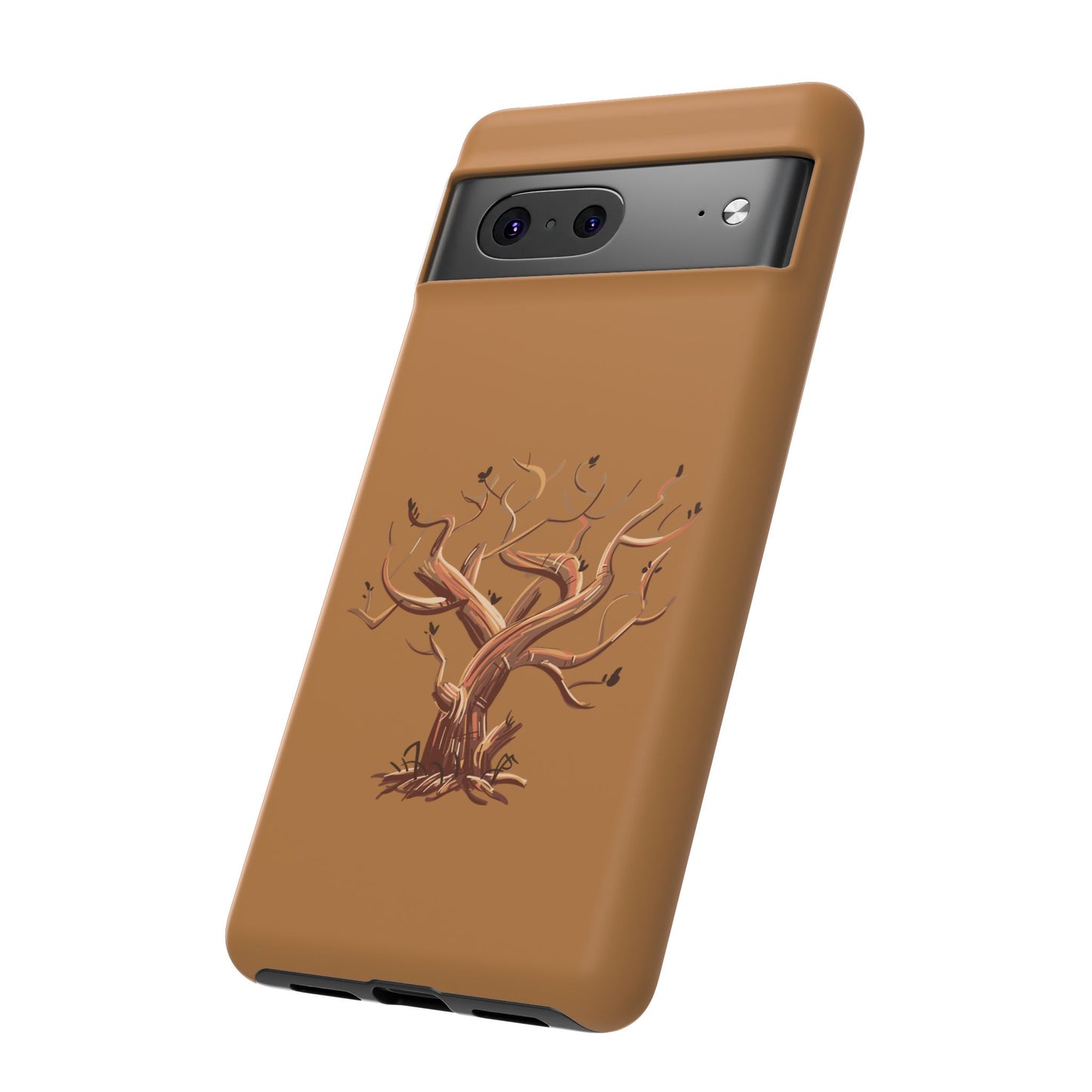 Bozkırda Tek Ağaç – Minimal Telefon Kılıfı