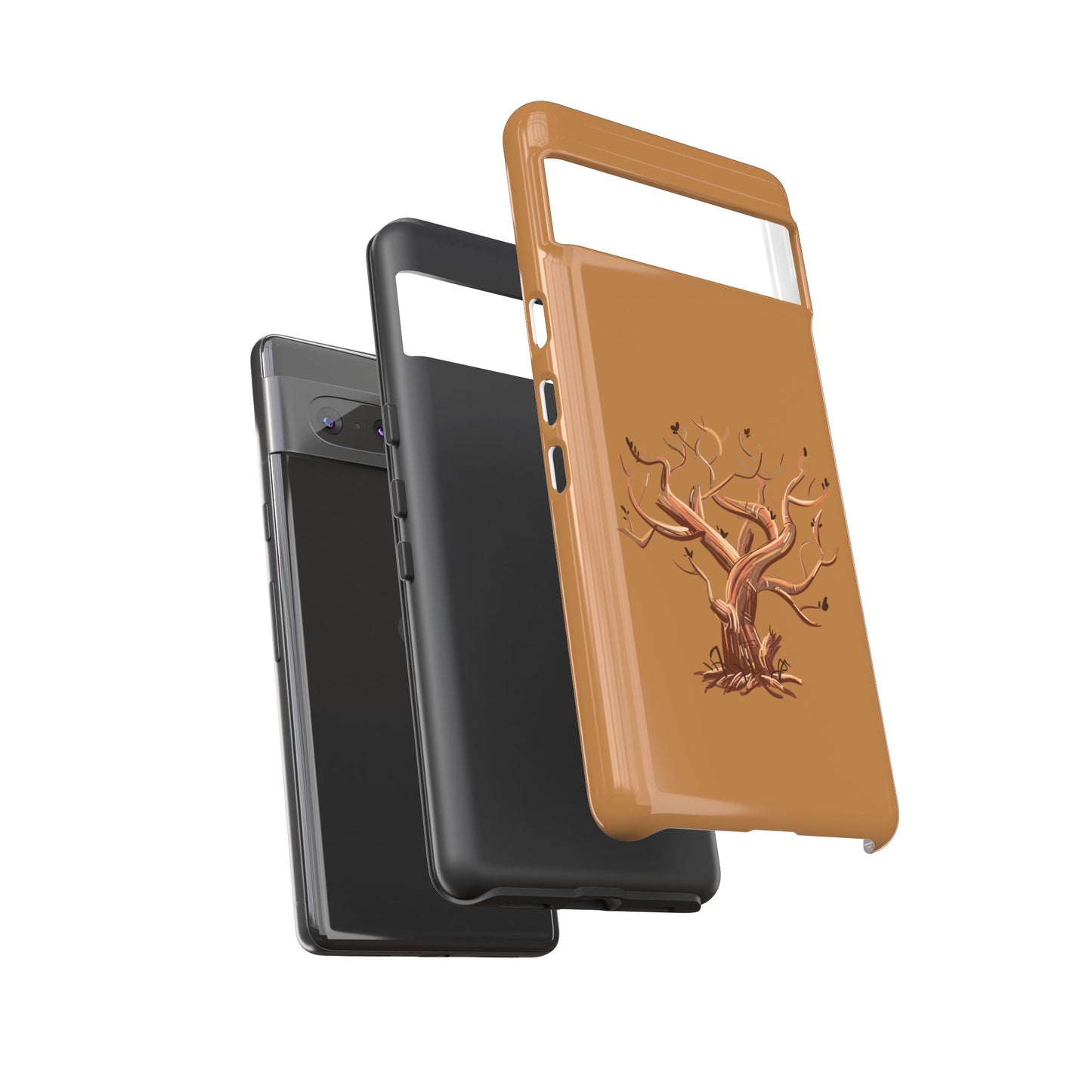 Bozkırda Tek Ağaç – Minimal Telefon Kılıfı
