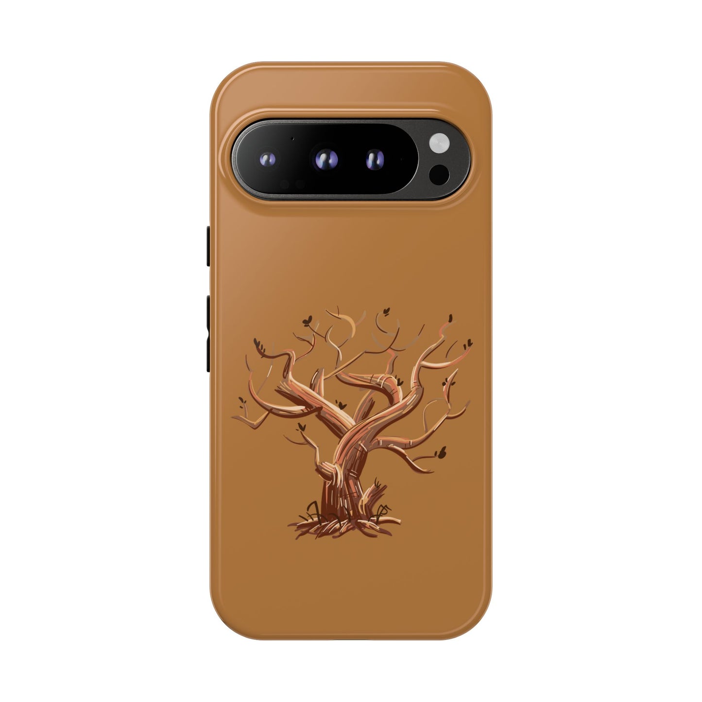 Bozkırda Tek Ağaç – Minimal Telefon Kılıfı