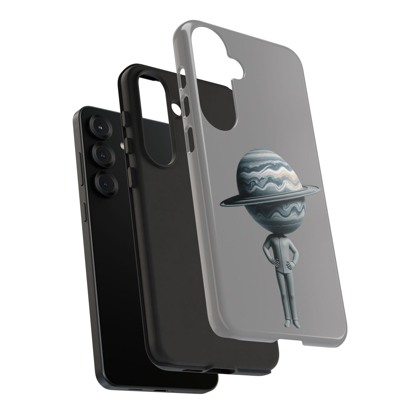 A Man Carrying the World on His Head – Artistic Phone Case