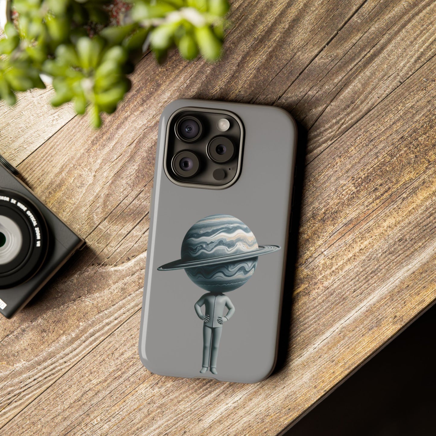 A Man Carrying the World on His Head – Artistic Phone Case