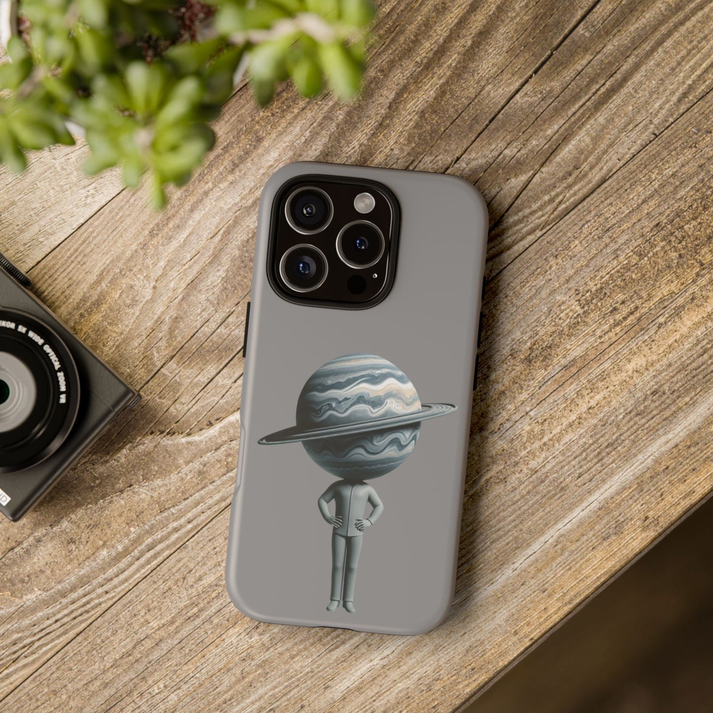 A Man Carrying the World on His Head – Artistic Phone Case