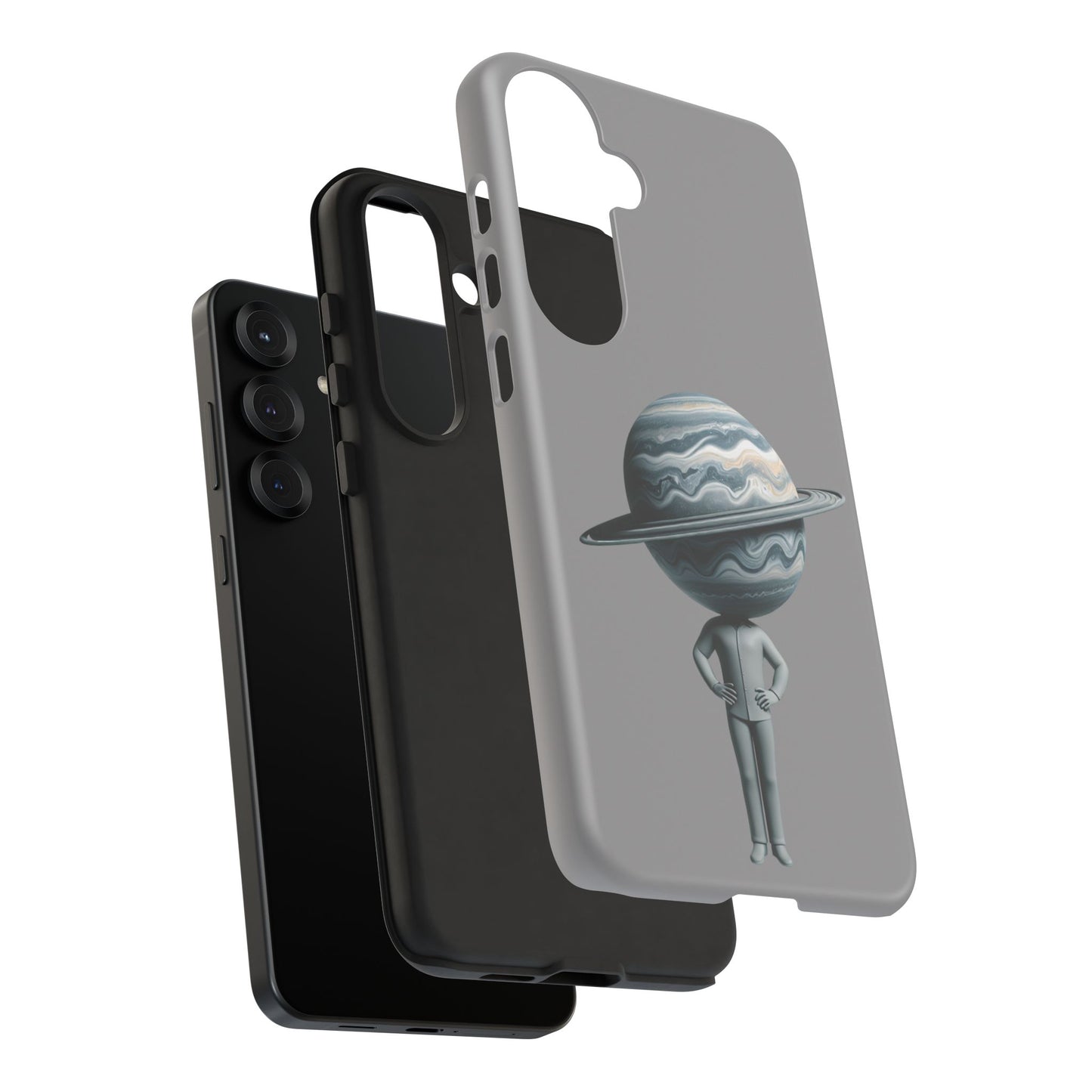 A Man Carrying the World on His Head – Artistic Phone Case