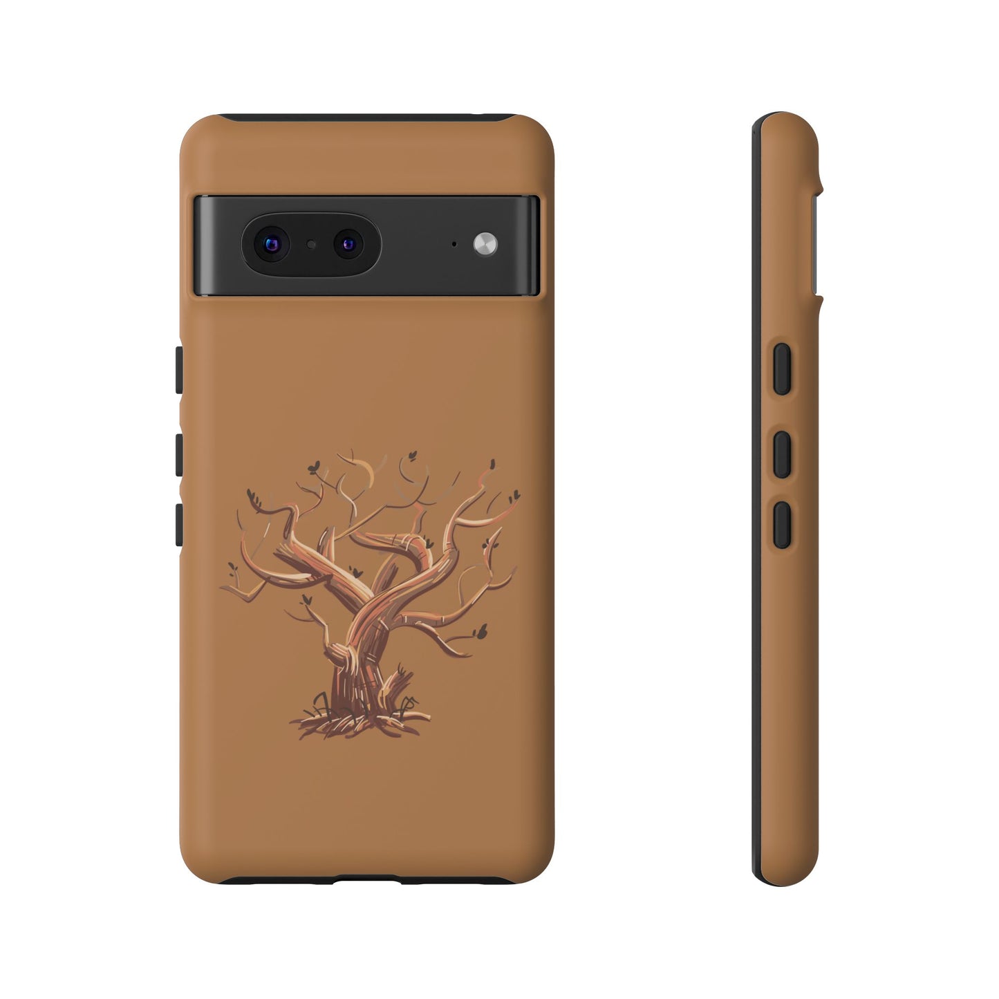 Bozkırda Tek Ağaç – Minimal Telefon Kılıfı