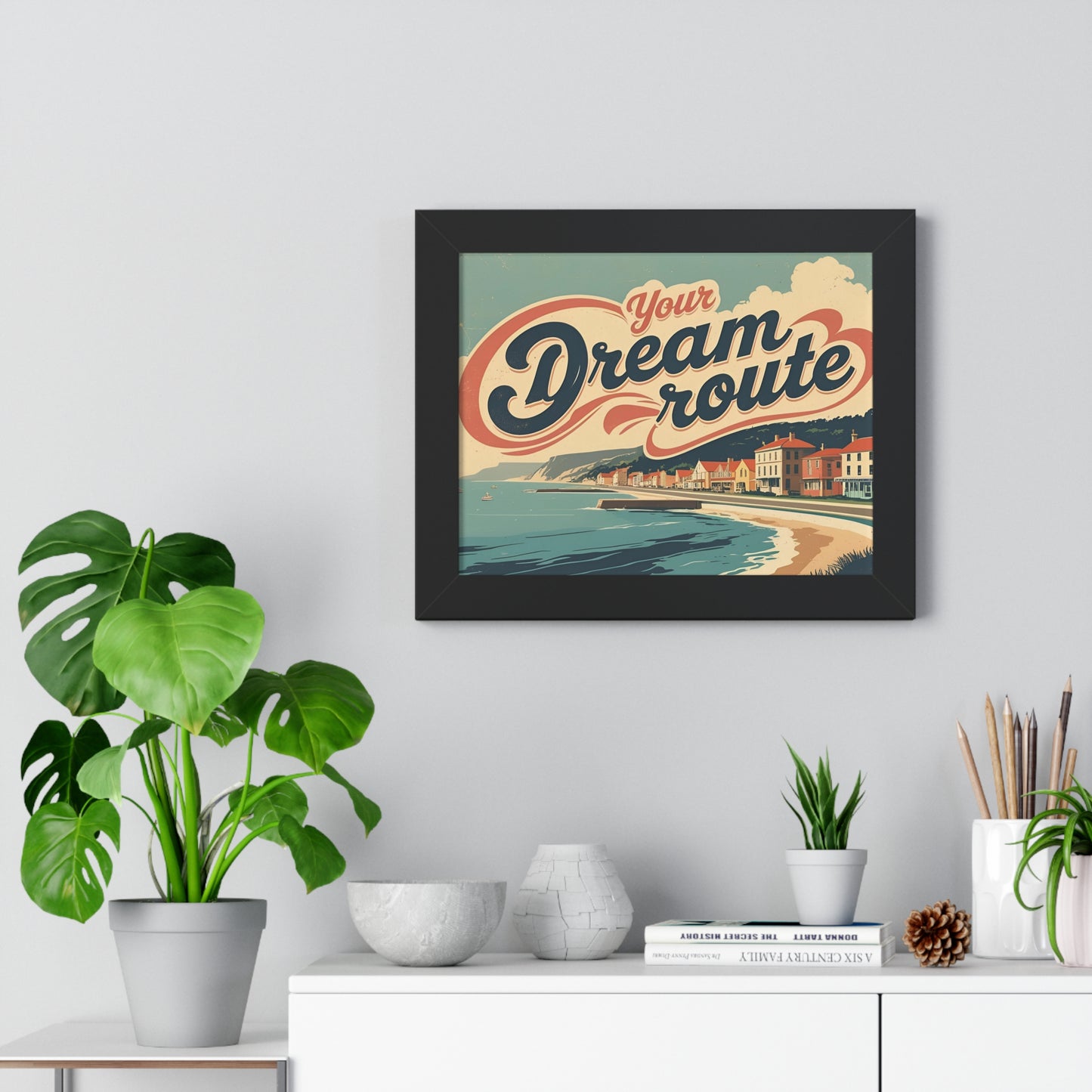 Your Dream Route – İlham Verici ve Modern Yatay Poster