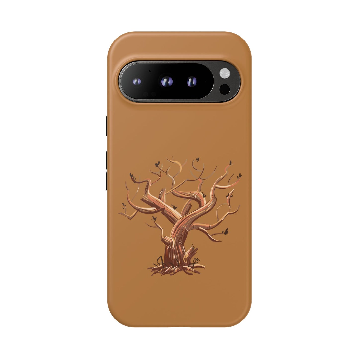 Bozkırda Tek Ağaç – Minimal Telefon Kılıfı