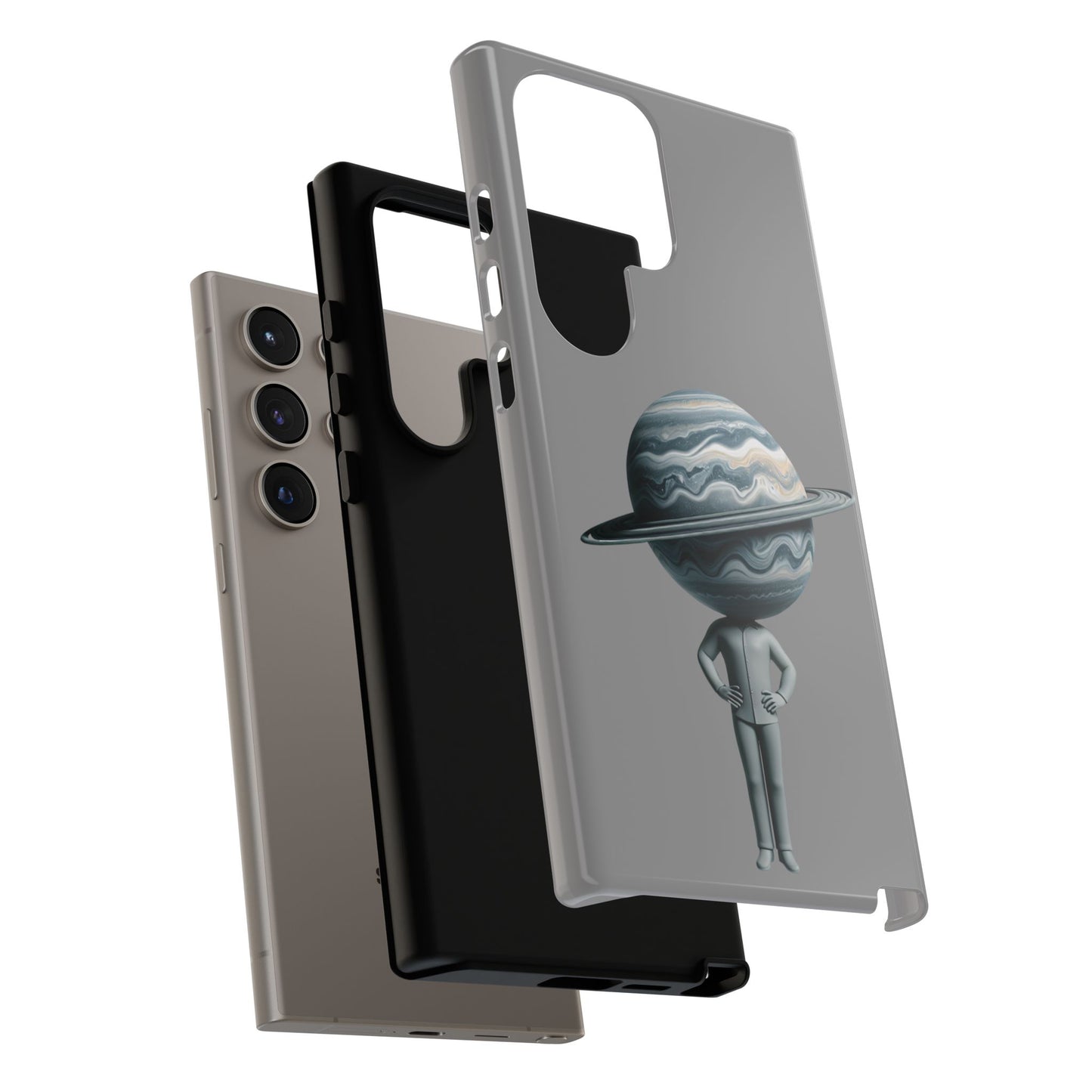 A Man Carrying the World on His Head – Artistic Phone Case