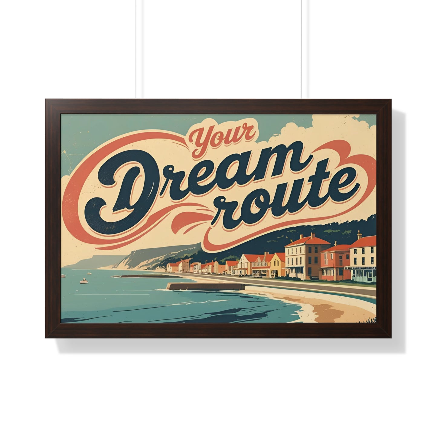 Your Dream Route – İlham Verici ve Modern Yatay Poster