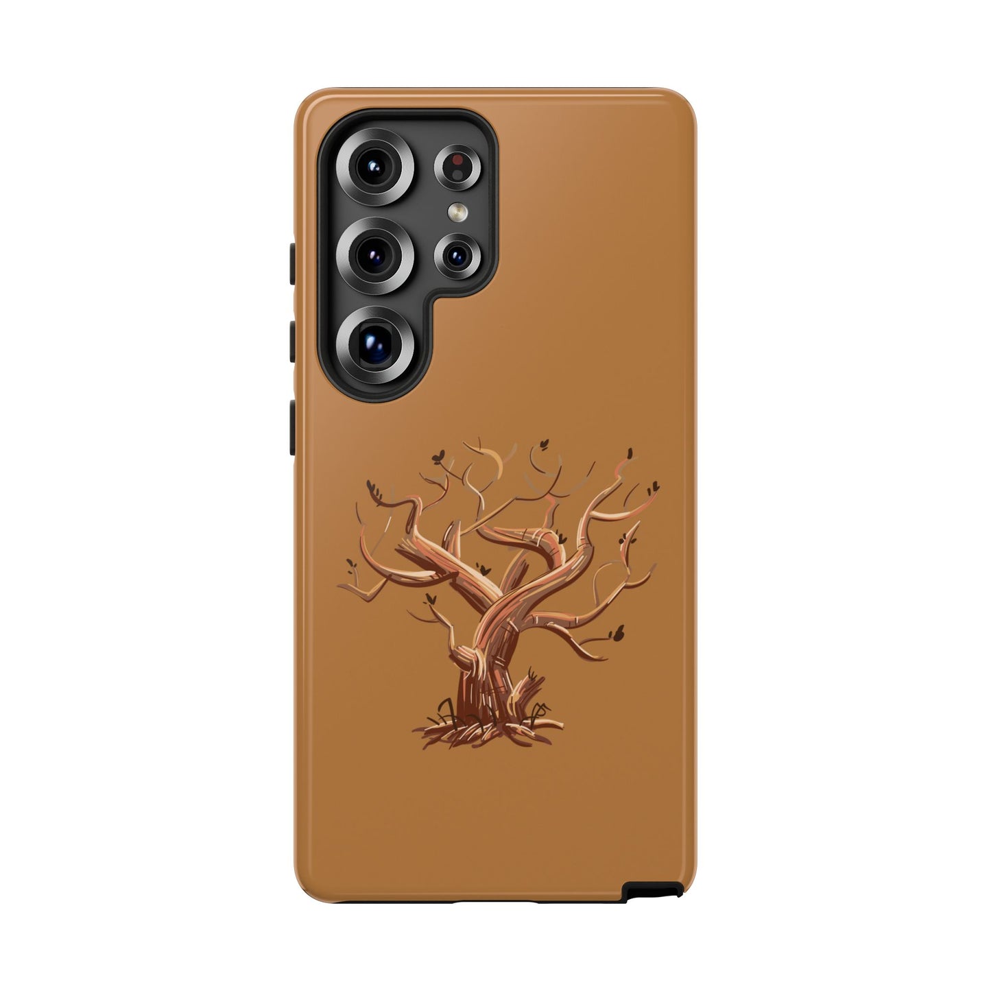 Bozkırda Tek Ağaç – Minimal Telefon Kılıfı