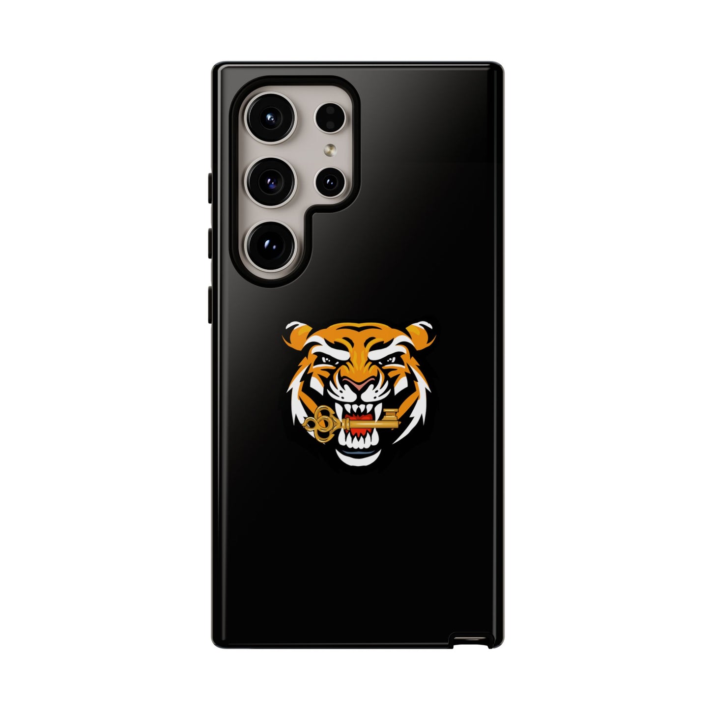 Creative Durable Hard Case for Smartphones - Wild Tiger Design