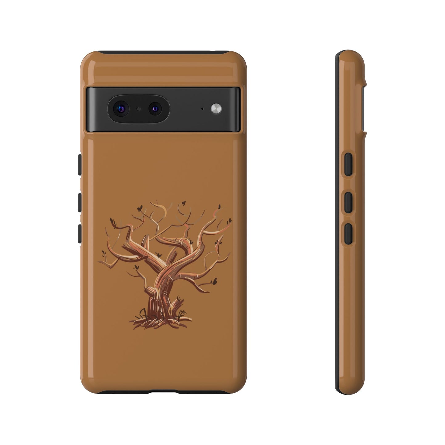 Bozkırda Tek Ağaç – Minimal Telefon Kılıfı
