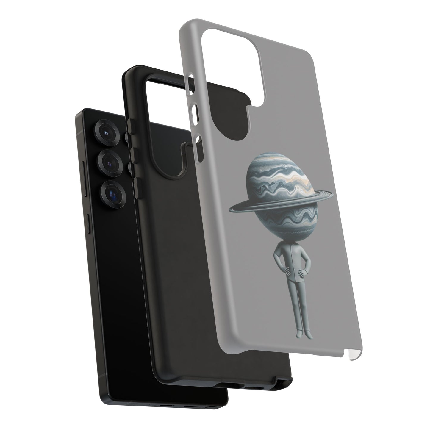 A Man Carrying the World on His Head – Artistic Phone Case