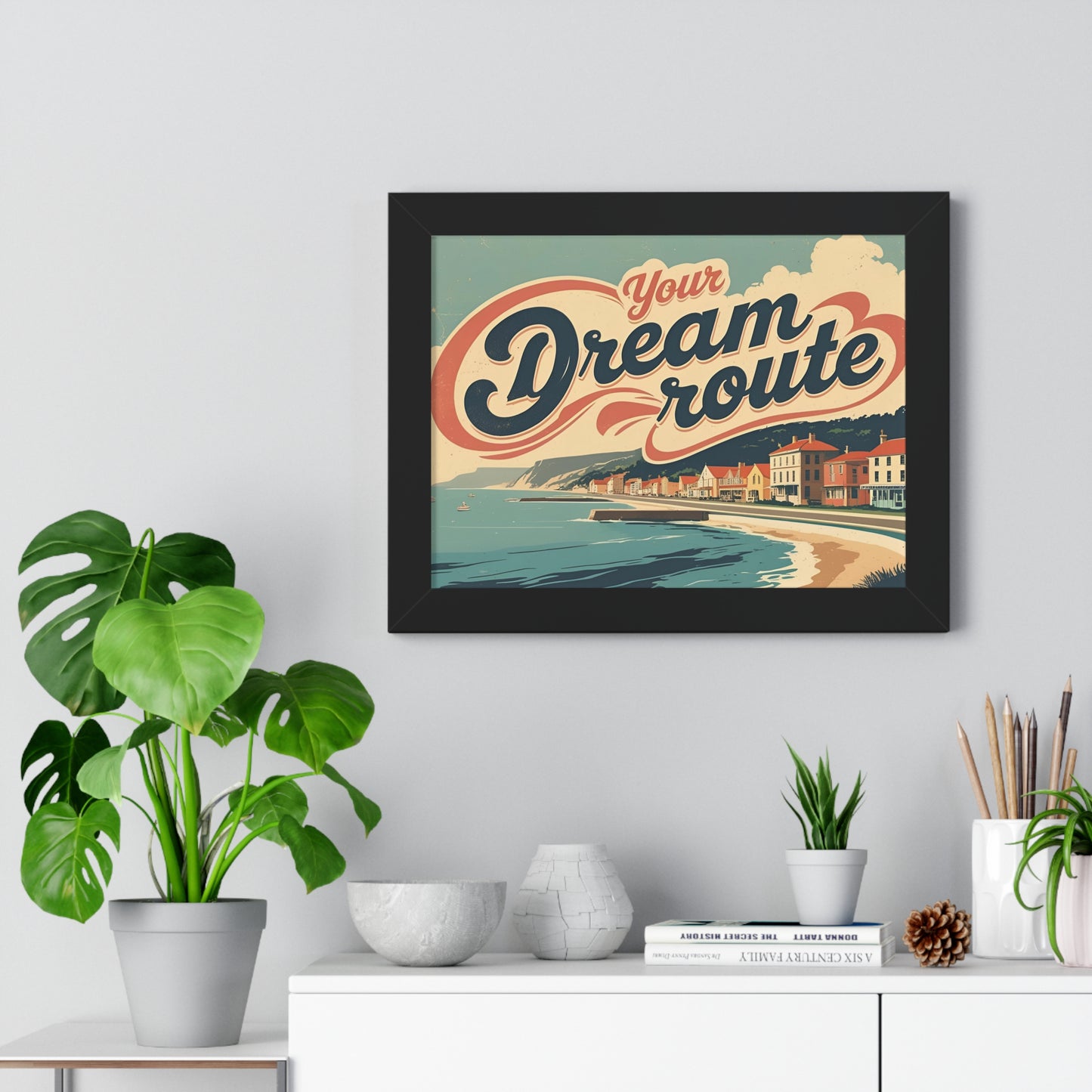 Your Dream Route – İlham Verici ve Modern Yatay Poster