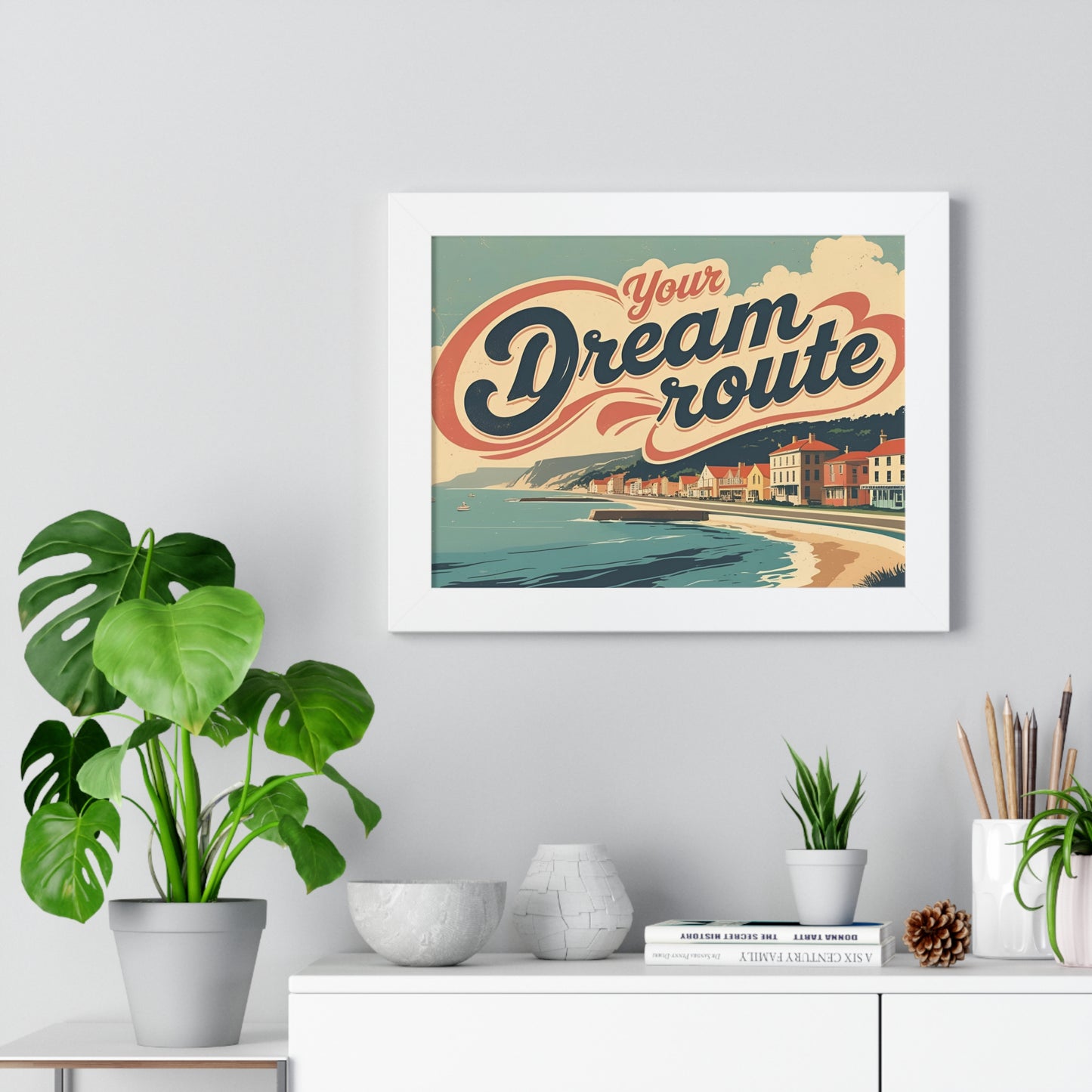 Your Dream Route – İlham Verici ve Modern Yatay Poster