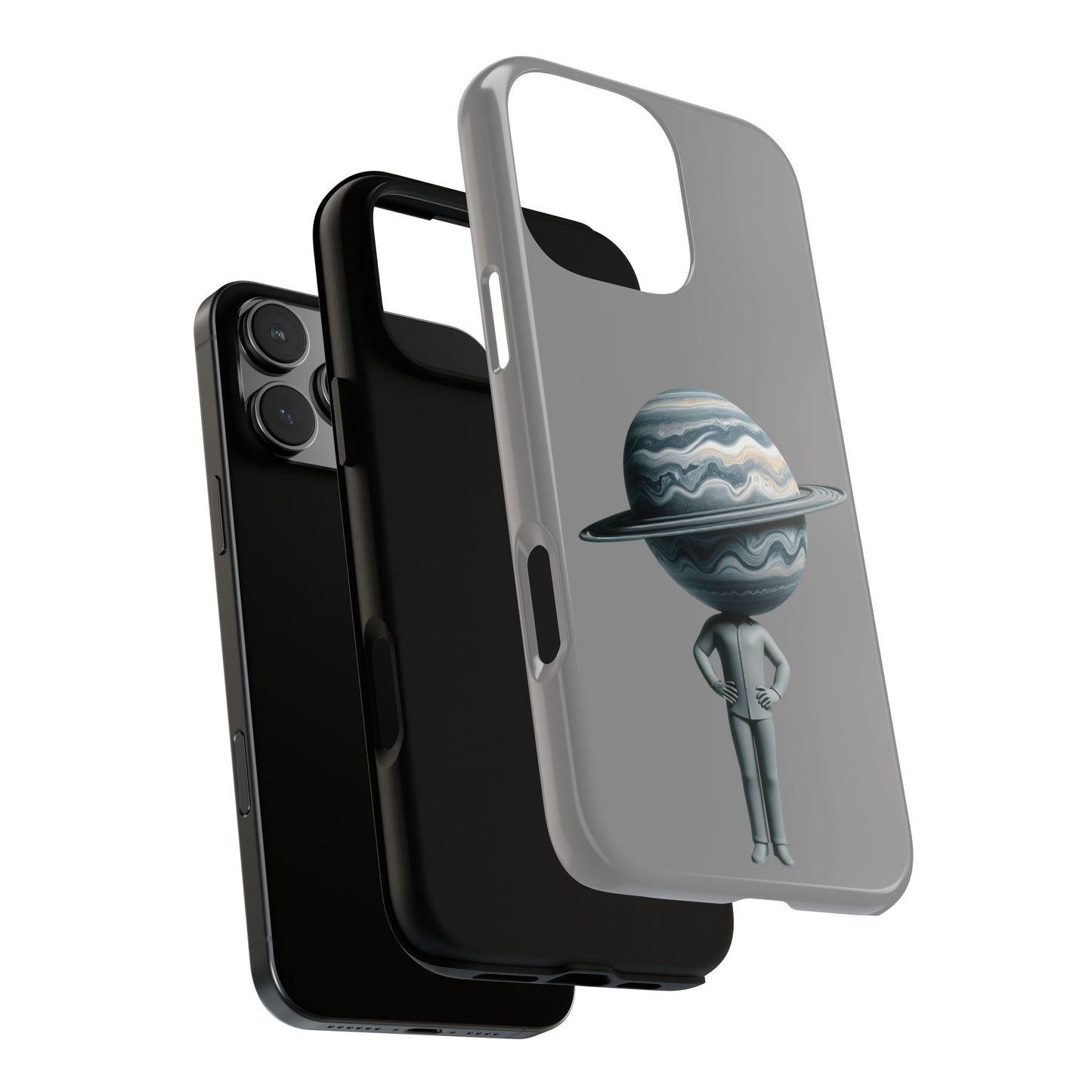 A Man Carrying the World on His Head – Artistic Phone Case