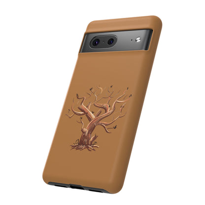 Bozkırda Tek Ağaç – Minimal Telefon Kılıfı