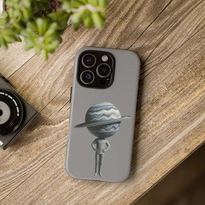A Man Carrying the World on His Head – Artistic Phone Case