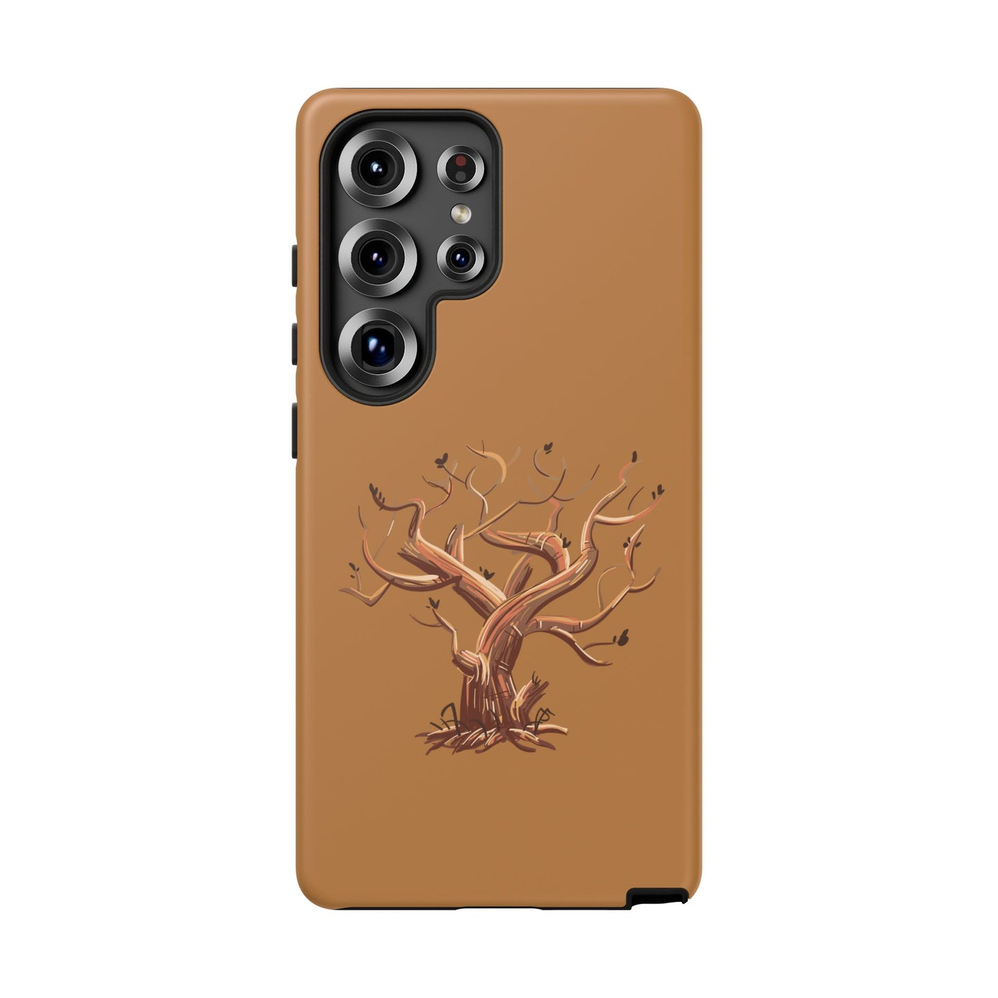 Bozkırda Tek Ağaç – Minimal Telefon Kılıfı